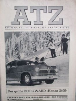 Automobiltechnische Zeitschrift Januar 1954