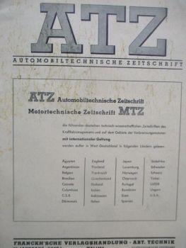 Automobiltechnische Zeitschrift Mai 1954