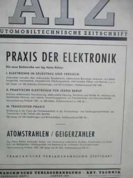 Automobiltechnische Zeitschrift Januar 1957