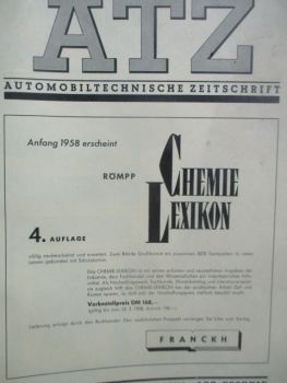 Automobiltechnische Zeitschrift Dezember 1957