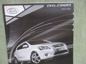 Kia pro_ceed Preise/Daten 12/2010