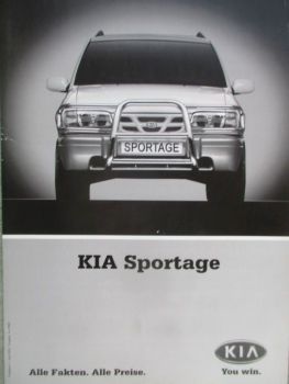 Kia Sportage Preisliste Juni 2000