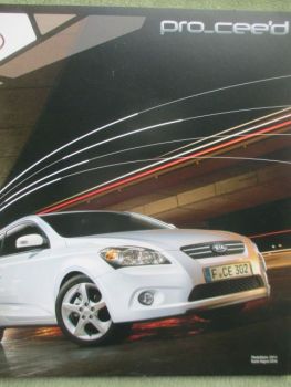 Kia pro_ceed Propsekt 1/2010 +Preisliste