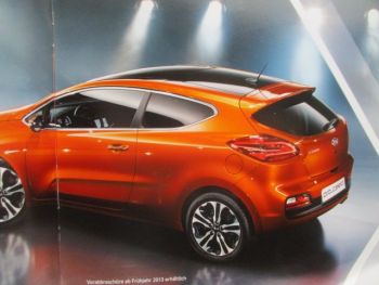 Kia pro_ceed Vorabkatalog Oktober 2012