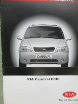 Kia Carnival CRDI Daten,Fakten,Argumente Februar 2002