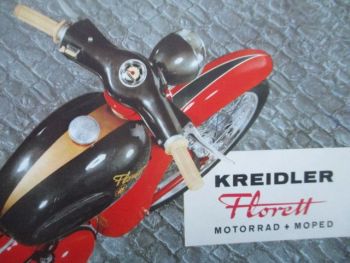 Kreidler Florett Motorrad+Moped Prospekt