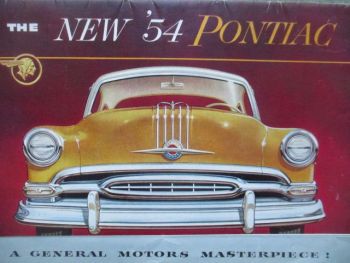 Pontiac New 1954 Cabrochure