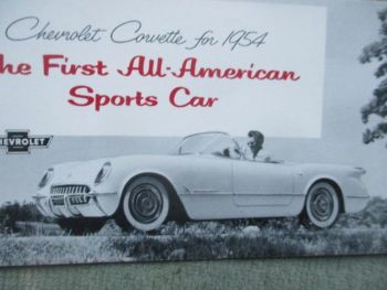 Chevrolet Corvette C1 for 1954 Sports Car Flyer