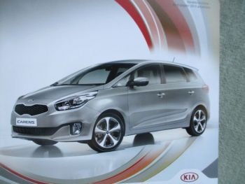 Kia Carens Vorabbroschüre Oktober 2012