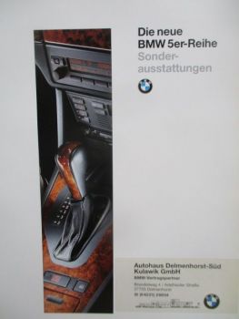 BMW 5er Reihe E39 Sonderausstattungen September 1995