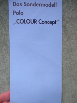 VW Polo Colour Concept Modelljahr 1996