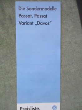 VW Passat +Variant Davos 27.Dezember 1995