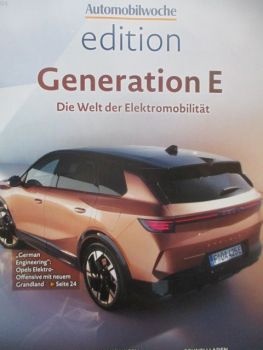 Automobilwoche edition Generation E Juli 2024