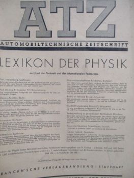 Automobiltechnische Zeitschrift August 1955