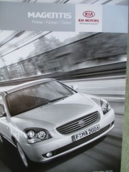 Kia Magentis Preisliste