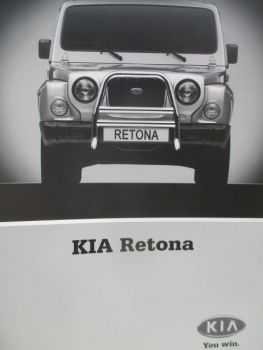 Kia Retona Preisliste 9/2000