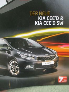 Kia Ceed & SW Vorabprospekt März 2012