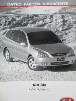 Kia Rio Daten,Fakten und Argumente Januar 2003