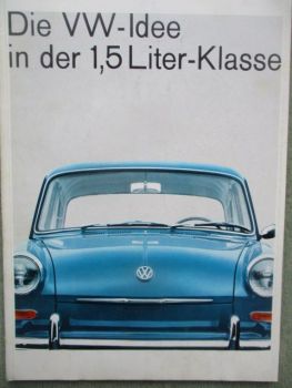 VW 1500 +S +Variant Prospekt August 1964