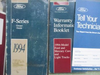 Ford F-Series 1994 Owners Manual