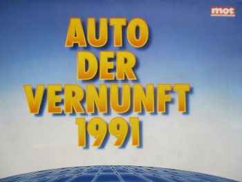 mot Auto der Vernunft 1991 Pressemappe +mot Heft