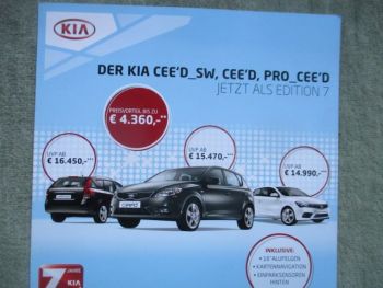 Kia Ceed_SW,Ceed, pro_ceed Edition 7 +Preise Januar 2012