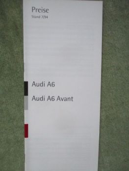 Audi A6 +Avant (C4) Juli 1994