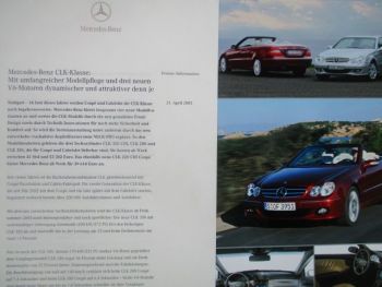 Mercedes Benz CLK-Klasse A209 V6-Motoren April 2005