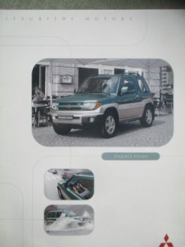 Mitsubishi Pajero Pinin Pressemappe Oktober 1999