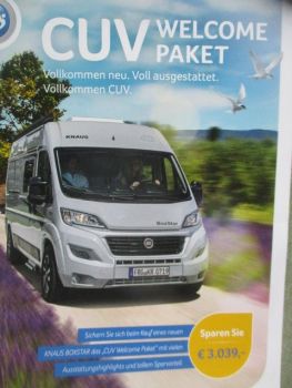 Knaus Boxstar CUV Welcome Paket Prospektblatt