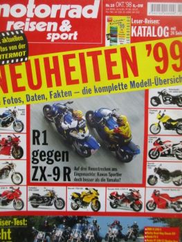 motorrad reisen & sport 10/1998