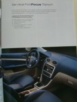 Ford Focus +Sport Prospekt November 2004 NEU