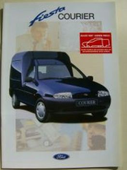 Ford Fiesta Courier Prospekt August 1996