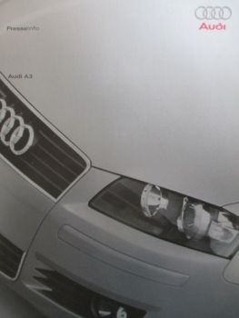 Audi A3 (8P) Pressemappe März 2003