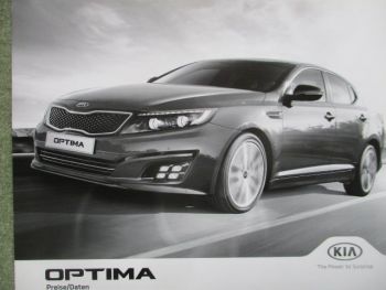 Kia Optima Preise/Daten Modelljahr 2014