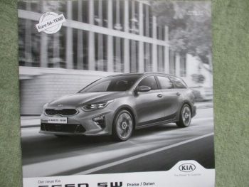 Kia ceed sw Preise/Daten Modelljahr 2019