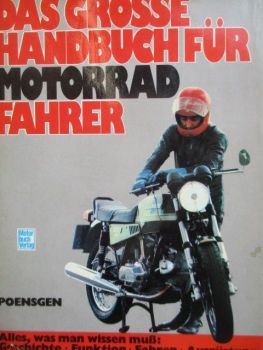 Motorbuch Verlag Poensgen Das grosse Handbuch für Motorrad Fahrer