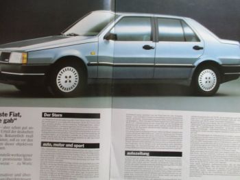 Fiat Croma Typ154 Großformat Katalog März 1986