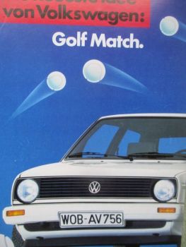 VW Golf II Typ19E Match März 1985