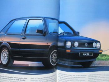 VW Golf II Typ19E Katalog August 1990
