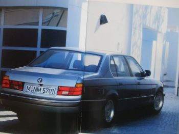 BMW 730i 735i 735iL E32 Prospekt März 1991