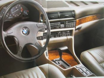 BMW 730i 735i 735iL E32 Prospekt März 1991