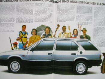 Alfa Romeo 33 Giardinetta +4x4 Katalog 2/1986