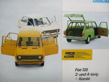 Fiat 128 2- und 4-türig +Kombi 1973