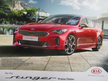 Kia Stinger Preise/Daten Modelljahr 2020