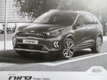Kia Niro Preise/Daten Modelljahr 2020