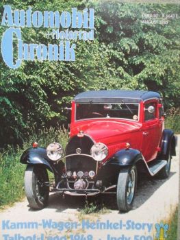 Automobil & Motorrad Chronik 8/1980