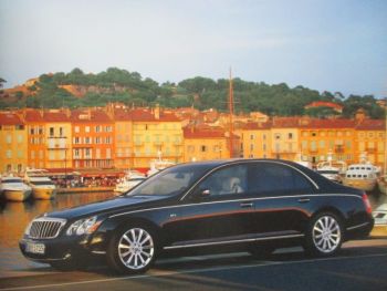 Maybach 57 Prospekt Mappe +Preise Februar 2006