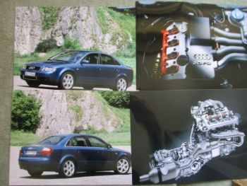 Audi A4 2.0 FSI Typ8E Pressemappe Juli 2002