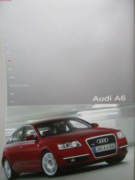 Audi A6 (4F) Limousine Pressemappe März 2004